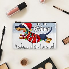 Weiner T- Shirt Walking In A Weiner Wonderland T- Shirt (1) Weiner T- Shirt Walking In A Weiner Wonderland T- Shirt Welder T- Shirt Funny Welder T- Shirt Cosmetic Bag (small) by ZUXUMI