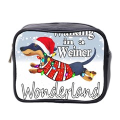 Weiner T- Shirt Walking In A Weiner Wonderland T- Shirt (1) Weiner T- Shirt Walking In A Weiner Wonderland T- Shirt Welder T- Shirt Funny Welder T- Shirt Mini Toiletries Bag (two Sides) by ZUXUMI