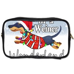 Weiner T- Shirt Walking In A Weiner Wonderland T- Shirt (1) Weiner T- Shirt Walking In A Weiner Wonderland T- Shirt Welder T- Shirt Funny Welder T- Shirt Toiletries Bag (one Side) by ZUXUMI