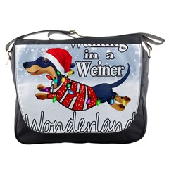 Weiner T- Shirt Walking In A Weiner Wonderland T- Shirt (1) Weiner T- Shirt Walking In A Weiner Wonderland T- Shirt Welder T- Shirt Funny Welder T- Shirt Messenger Bag by ZUXUMI