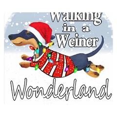 Weiner T- Shirt Walking In A Weiner Wonderland T- Shirt (1) Weiner T- Shirt Walking In A Weiner Wonderland T- Shirt Welder T- Shirt Funny Welder T- Shirt Two Sides Premium Plush Fleece Blanket (small) by ZUXUMI