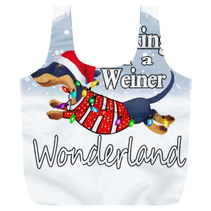 Weiner T- Shirt Walking In A Weiner Wonderland T- Shirt (1) Weiner T- Shirt Walking In A Weiner Wonderland T- Shirt Welder T- Shirt Funny Welder T- Shirt Full Print Recycle Bag (XXL)