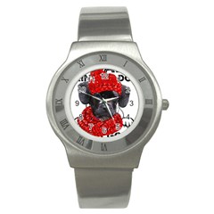 Black Hole T- Shirt Planet Eater Colour T- Shirt Stainless Steel Watch