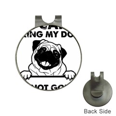 Black Pug Dog If I Cant Bring My Dog I T- Shirt Black Pug Dog If I Can t Bring My Dog I m Not Going Hat Clips With Golf Markers by EnriqueJohnson