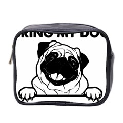 Black Pug Dog If I Cant Bring My Dog I T- Shirt Black Pug Dog If I Can t Bring My Dog I m Not Going Mini Toiletries Bag (two Sides) by EnriqueJohnson