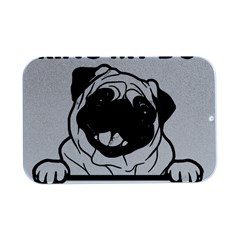 Black Pug Dog If I Cant Bring My Dog I T- Shirt Black Pug Dog If I Can t Bring My Dog I m Not Going Open Lid Metal Box (silver)   by EnriqueJohnson