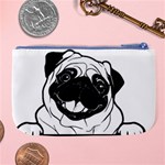 Black Pug Dog If I Cant Bring My Dog I T- Shirt Black Pug Dog If I Can t Bring My Dog I m Not Going Large Coin Purse Back