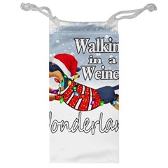 Weiner T- Shirt Walking In A Weiner Wonderland T- Shirt (1) Jewelry Bag