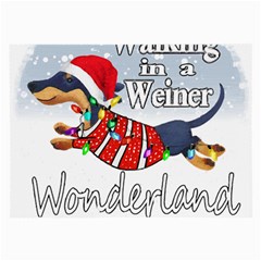 Weiner T- Shirt Walking In A Weiner Wonderland T- Shirt (1) Large Glasses Cloth