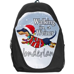 Weiner T- Shirt Walking In A Weiner Wonderland T- Shirt (1) Backpack Bag by ZUXUMI