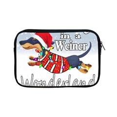 Weiner T- Shirt Walking In A Weiner Wonderland T- Shirt (1) Apple Ipad Mini Zipper Cases by ZUXUMI