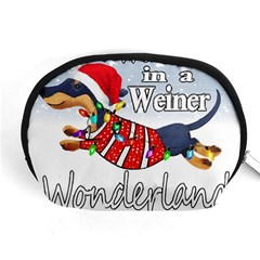 Weiner T- Shirt Walking In A Weiner Wonderland T- Shirt (1) Accessory Pouch (medium) by ZUXUMI