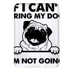 Black Pug Dog If I Cant Bring My Dog I T- Shirt Black Pug Dog If I Can t Bring My Dog I m Not Going Rectangular Glass Fridge Magnet (4 Pack) by EnriqueJohnson