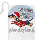 Weiner T- Shirt Walking In A Weiner Wonderland T- Shirt (1) Drawstring Pouch (4XL) Back