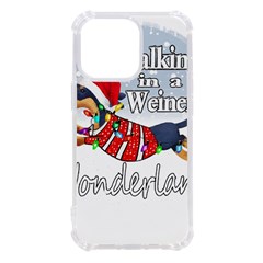 Weiner T- Shirt Walking In A Weiner Wonderland T- Shirt (1) Iphone 13 Pro Tpu Uv Print Case