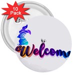 Arts 3  Buttons (10 pack)  Front