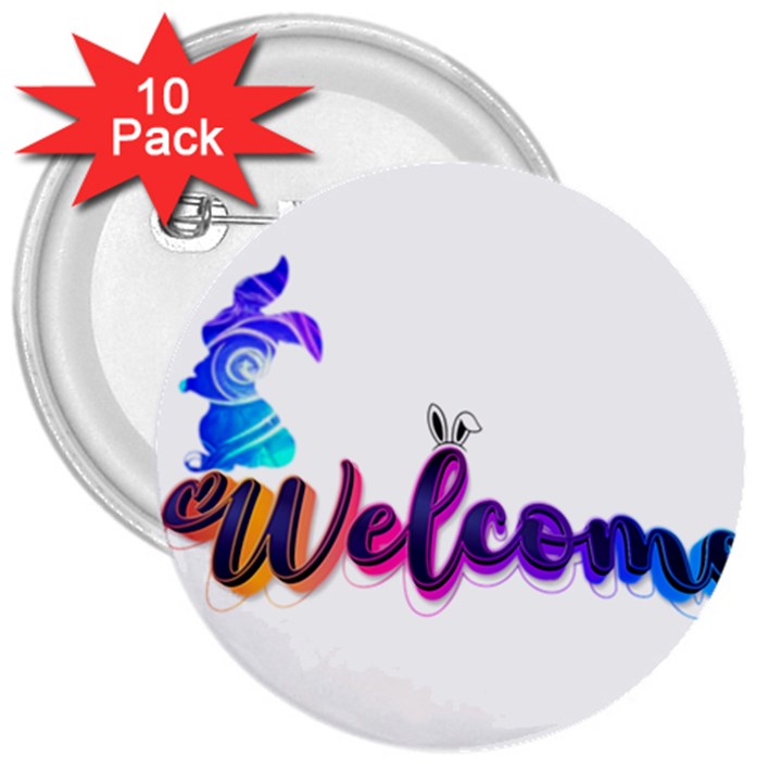 Arts 3  Buttons (10 pack) 