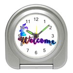 Arts Travel Alarm Clock Front