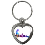 Arts Key Chain (Heart) Front