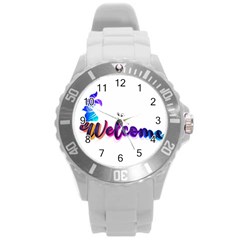 Arts Round Plastic Sport Watch (l) by Internationalstore