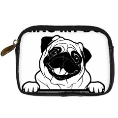 Black Pug Dog If I Cant Bring My Dog I T- Shirt Black Pug Dog If I Can t Bring My Dog I m Not Going Digital Camera Leather Case by EnriqueJohnson