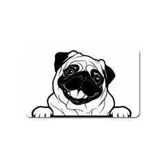 Black Pug Dog If I Cant Bring My Dog I T- Shirt Black Pug Dog If I Can t Bring My Dog I m Not Going Magnet (name Card) by EnriqueJohnson