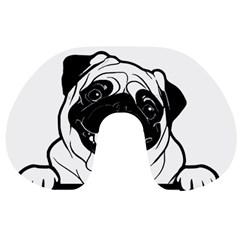 Black Pug Dog If I Cant Bring My Dog I T- Shirt Black Pug Dog If I Can t Bring My Dog I m Not Going Travel Neck Pillow by EnriqueJohnson