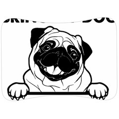 Black Pug Dog If I Cant Bring My Dog I T- Shirt Black Pug Dog If I Can t Bring My Dog I m Not Going Velour Seat Head Rest Cushion by EnriqueJohnson