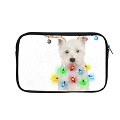 West Highland White Terrier Dog Snow T- Shirt West Highland White Terrier Dog Snow Reindeer Santa Ha Apple Macbook Pro 13  Zipper Case by ZUXUMI