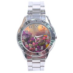 Floral Blossoms  Stainless Steel Analogue Watch by Internationalstore