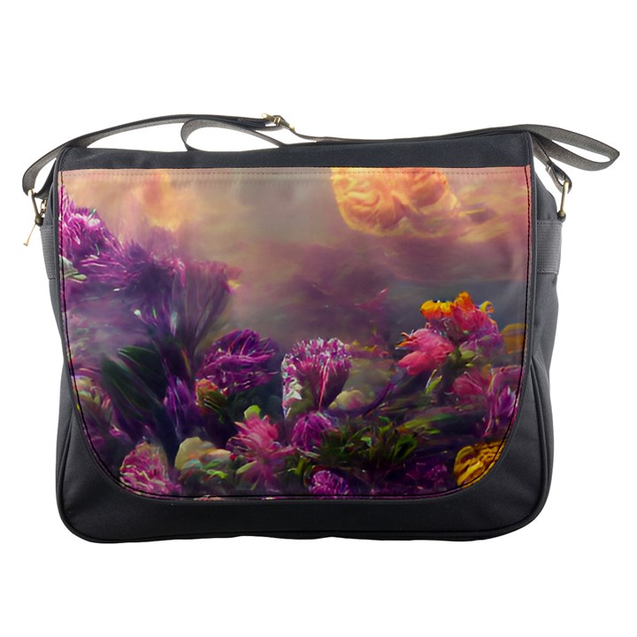 Floral Blossoms  Messenger Bag