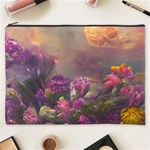 Floral Blossoms  Cosmetic Bag (XXXL) Front