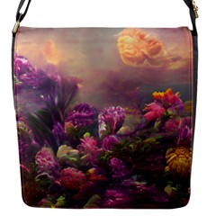 Floral Blossoms  Flap Closure Messenger Bag (s) by Internationalstore