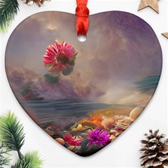 Floral Blossoms  Ornament (heart) by Internationalstore