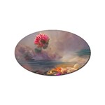 Floral Blossoms  Sticker Oval (10 pack) Front