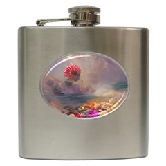 Floral Blossoms  Hip Flask (6 Oz) by Internationalstore