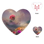 Floral Blossoms  Playing Cards Single Design (Heart) Front