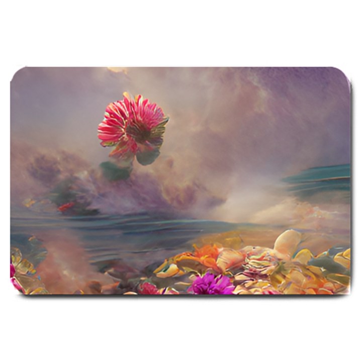 Floral Blossoms  Large Doormat