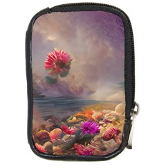 Floral Blossoms  Compact Camera Leather Case by Internationalstore