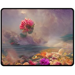 Floral Blossoms  Fleece Blanket (medium) by Internationalstore