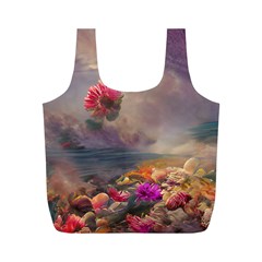 Floral Blossoms  Full Print Recycle Bag (m) by Internationalstore