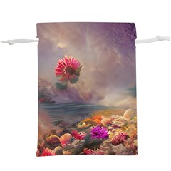 Floral Blossoms  Lightweight Drawstring Pouch (xl) by Internationalstore