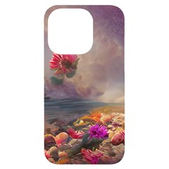 Floral Blossoms  Iphone 14 Pro Black Uv Print Case by Internationalstore