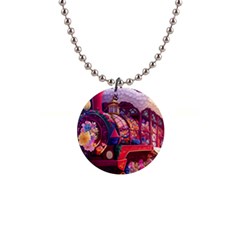 Fantasy  1  Button Necklace by Internationalstore