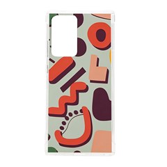 Shapes In Retro Colors On A Green Background Samsung Galaxy Note 20 Ultra Tpu Uv Case by LalyLauraFLM