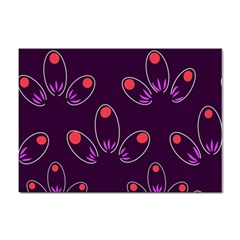 Petal Dot Seamless Pattern Sticker A4 (10 Pack)