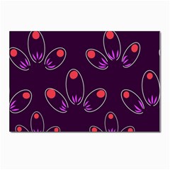 Petal Dot Seamless Pattern Postcard 4 x 6  (pkg Of 10) by Pakjumat