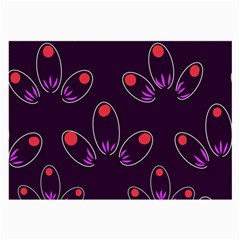 Petal Dot Seamless Pattern Large Glasses Cloth by Pakjumat