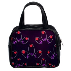 Petal Dot Seamless Pattern Classic Handbag (two Sides)