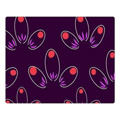 Petal Dot Seamless Pattern Two Sides Premium Plush Fleece Blanket (large) by Pakjumat